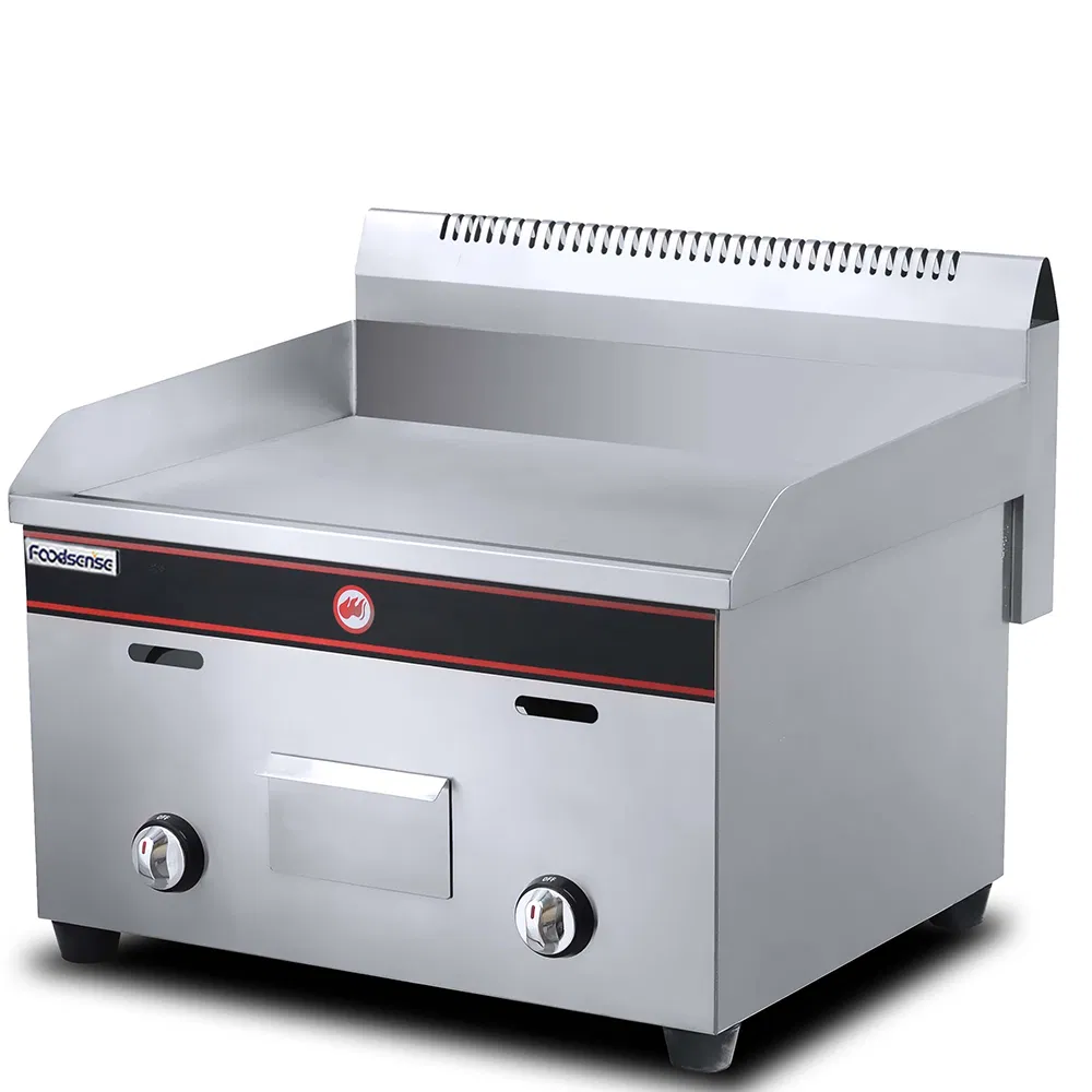 Commercial Kitchenware High Quality Stainless Steel Gas Griddle for Sale