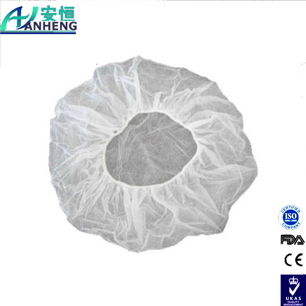 China Factory Disposable Polypropylene Bouffant Cap