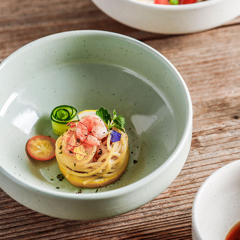 Japanese Ceramic Restaurant Tableware Large Ramen Rice Bowl Noodle Soup Bowl