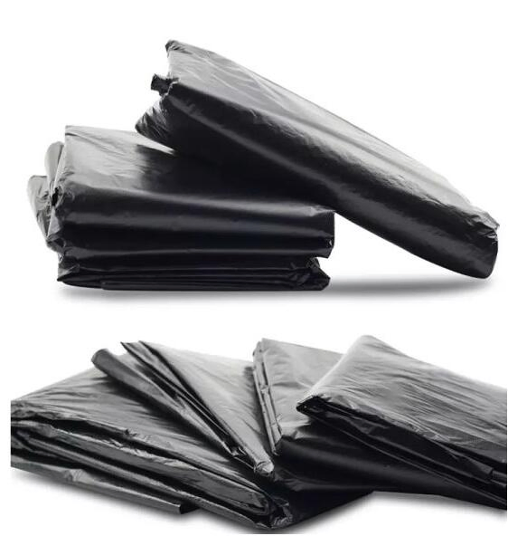 1mil 2mil 3mil HDPE Plastic Garbage Bag on Roll Trash Bag Can Liner with 42gallon 55 Gallon 60 Gallon Capacity