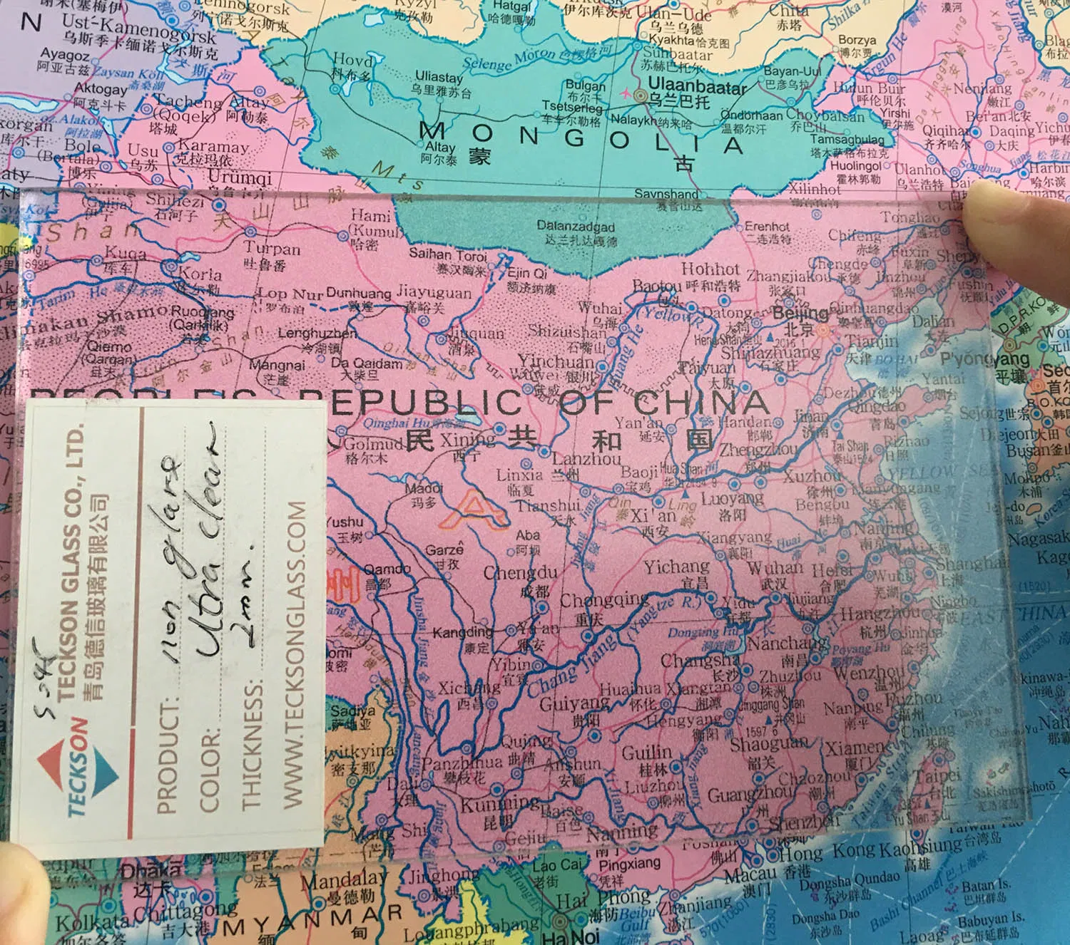 2mm Clear Thin Sheet Construction Window Float Glass Wholesaler Supply