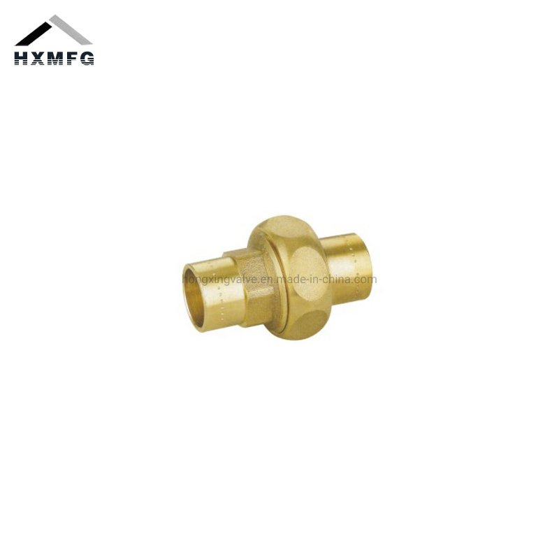 Brass Made Compression Thread Soldering Cap for Copper Tube