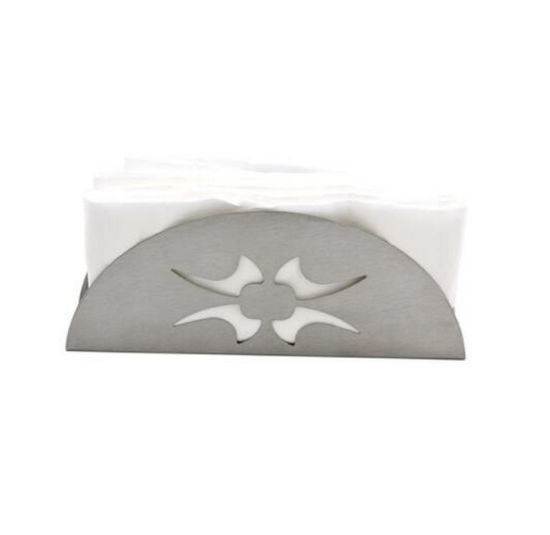 Stainless Steel Western Style Scalloped Tissue Box Paper Towel Napkin Holder Bl12084