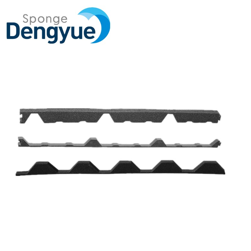 Black EVA Eave Infill Strips Corrugated Roofing Foam Closure Strips