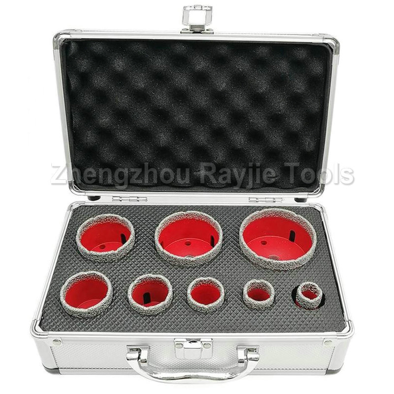 Vacuum Brazed Diamond Core Drill Bit Hole Saw Hole Cutter with 5/8''-11 Thread for Porcelain Tile Ceramic Marble Stone