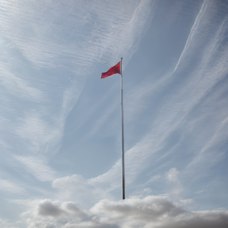 Aluminium Alloy Tapered Conic Flag Mast