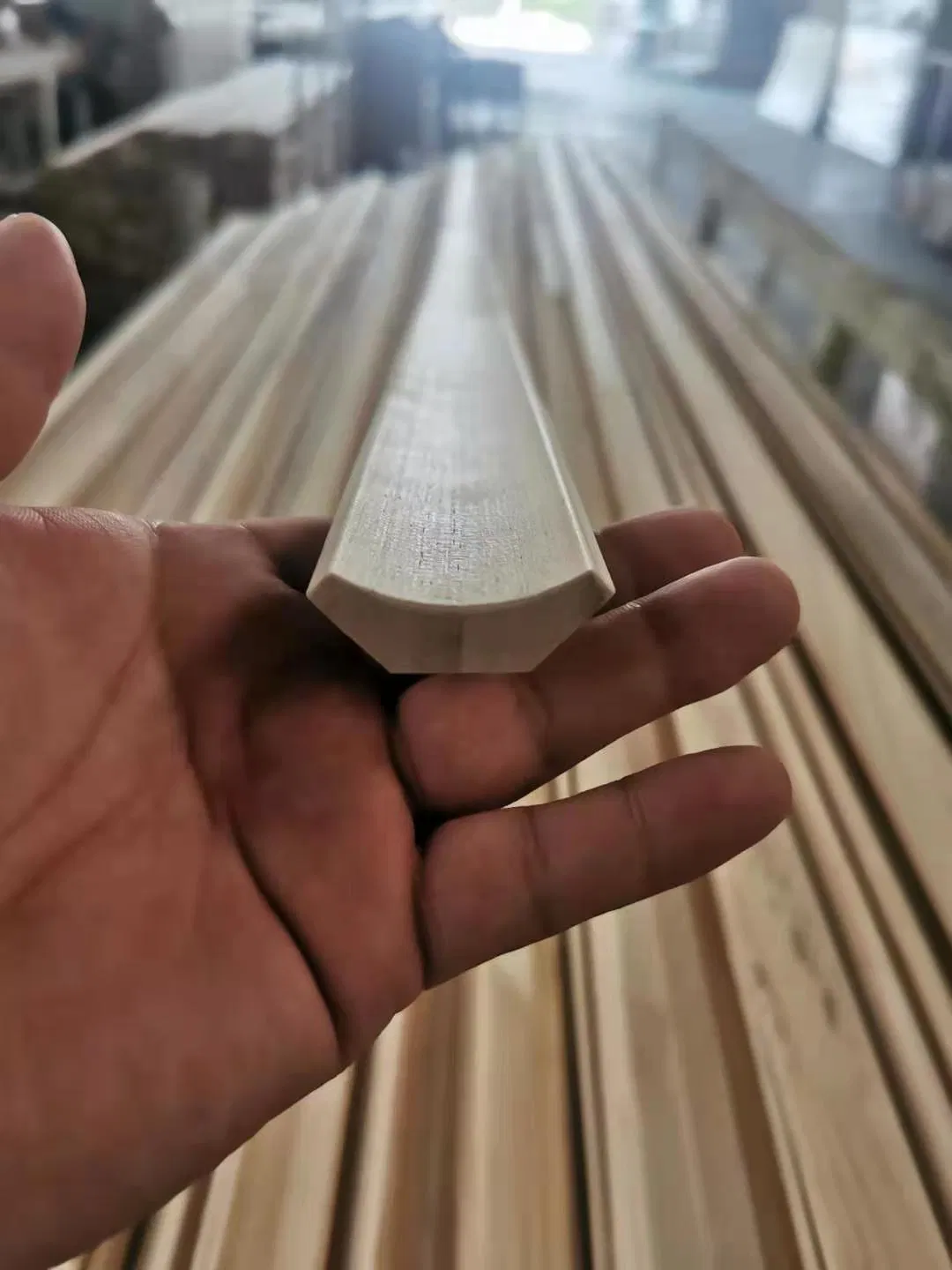 Decorative Furniture Architraves Raw Radiata Pine Wooden Crown Moulding