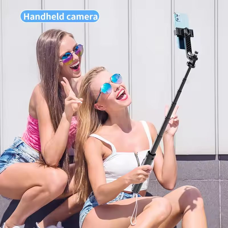 Universal Wireless Tripod Selfie Stick 1.3m Mobile Phone Holder Anti-Shake Tripods