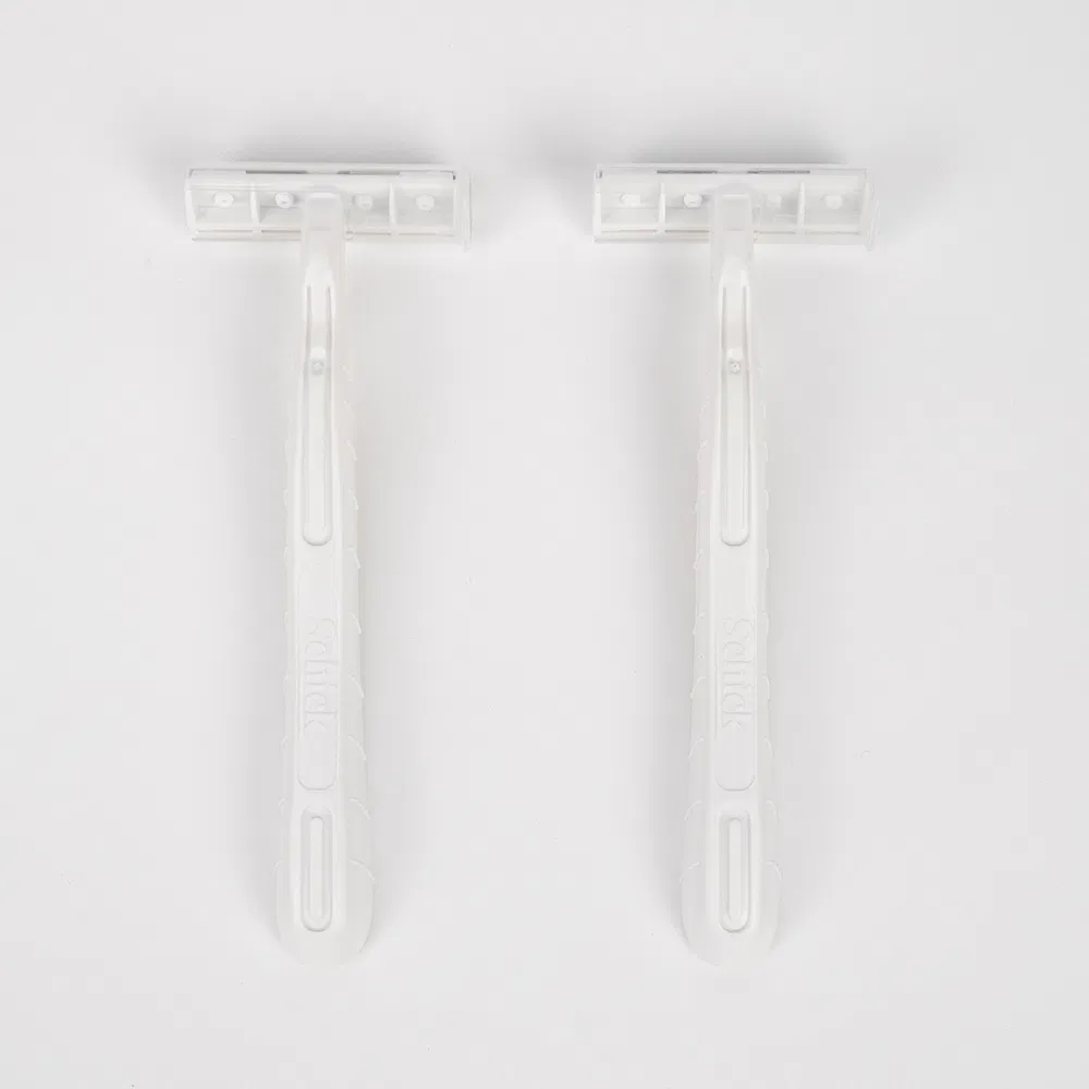 Disposable Straw Blade Shaving Razor with 2 Blades Eco-Friendly Design