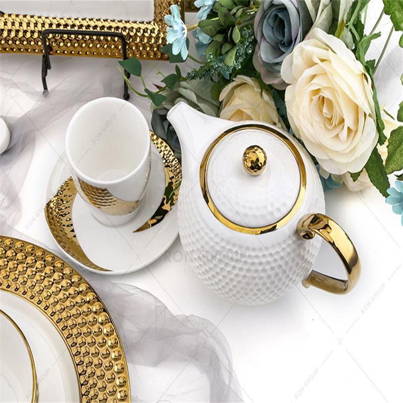 Factory Price Antique Design Personalized Bone Porcelain Ceramic Tea Pot