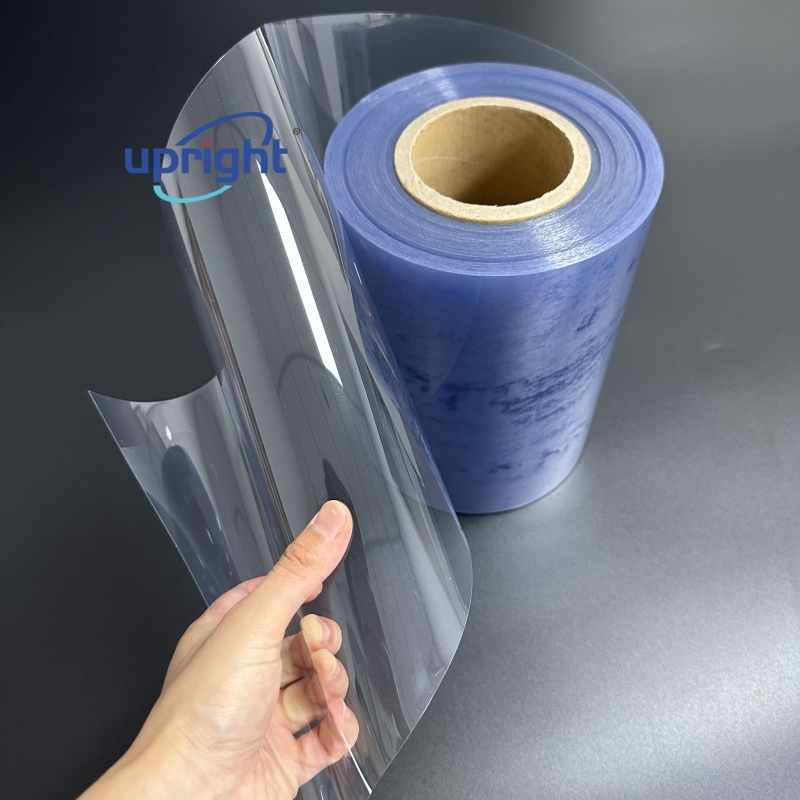 Upright 200 Micron Rigid Transparent PVC Sheet for Thermoforming and Vacummforming