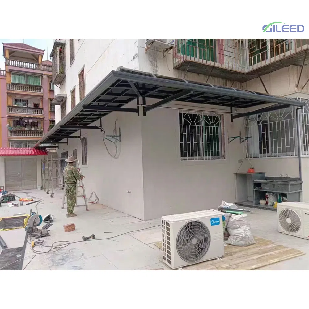 House Eave Strong Overhang Sunshade Canopy Aluminum Alloy Rain Proof Awning