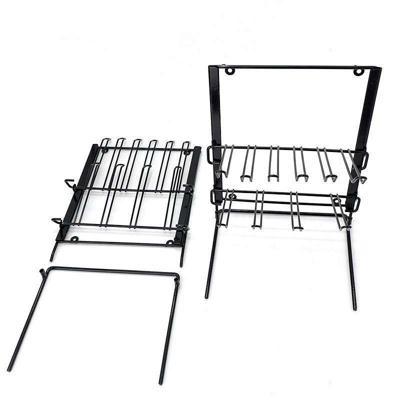 Hose Clamp Racks with 10 Loops/ Headers for Storage Displays