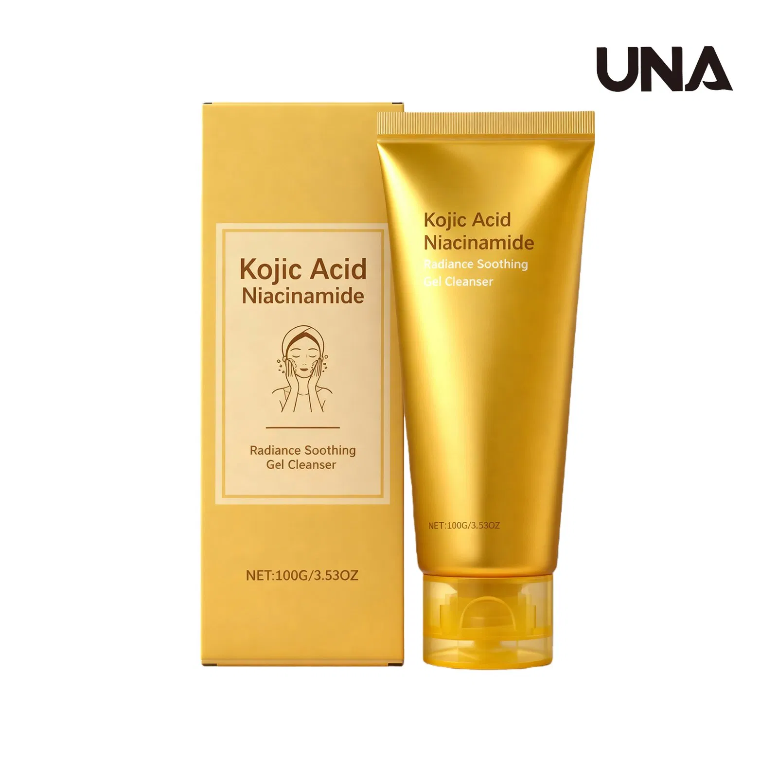 Radiant Soothing Cleansing Gel - Daily Gentle Facial Cleansing, Moisturizing, Hydrating, Refreshing and Non-Tightening