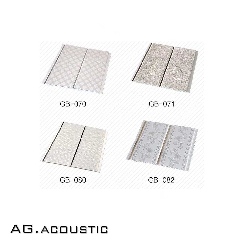AG. Acoustic New Home Design Decoration Panel Integrate PVC Wall Tiles