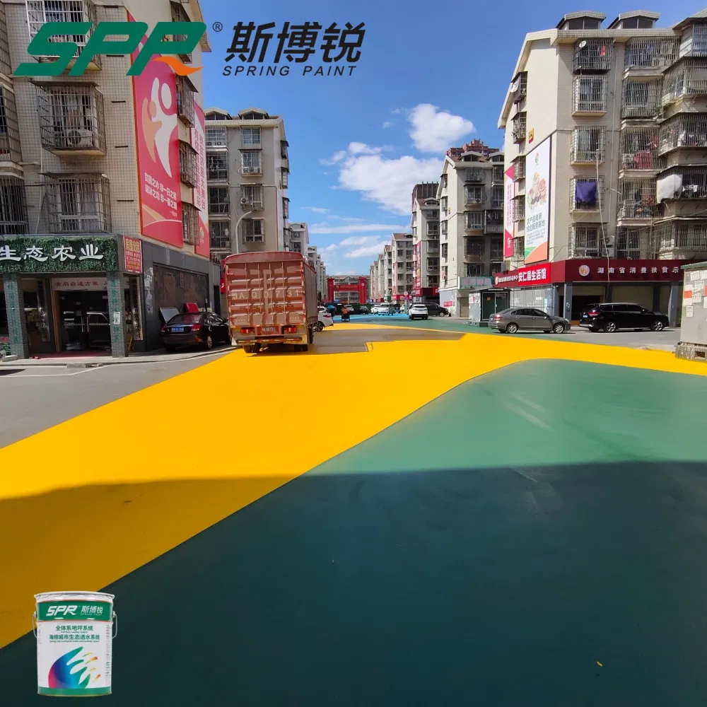High-Adhesion Asphalt Pavement Color-Changing Floor for Riverfront Renovation