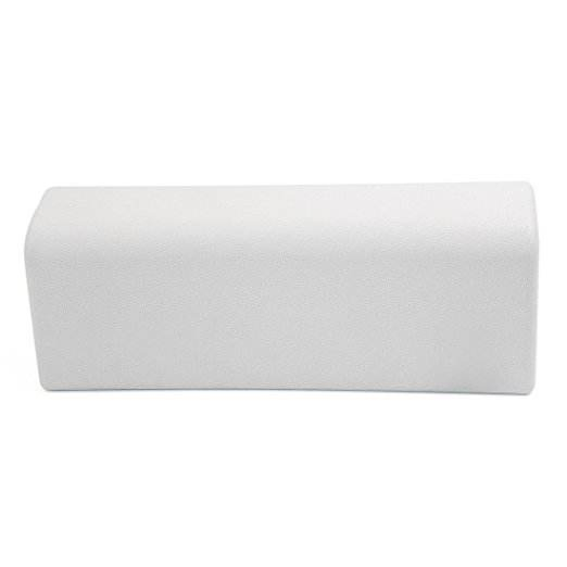 Waterproof Wedge PU Foam Black Comfort Neck Head Bathtub Bath Pillow