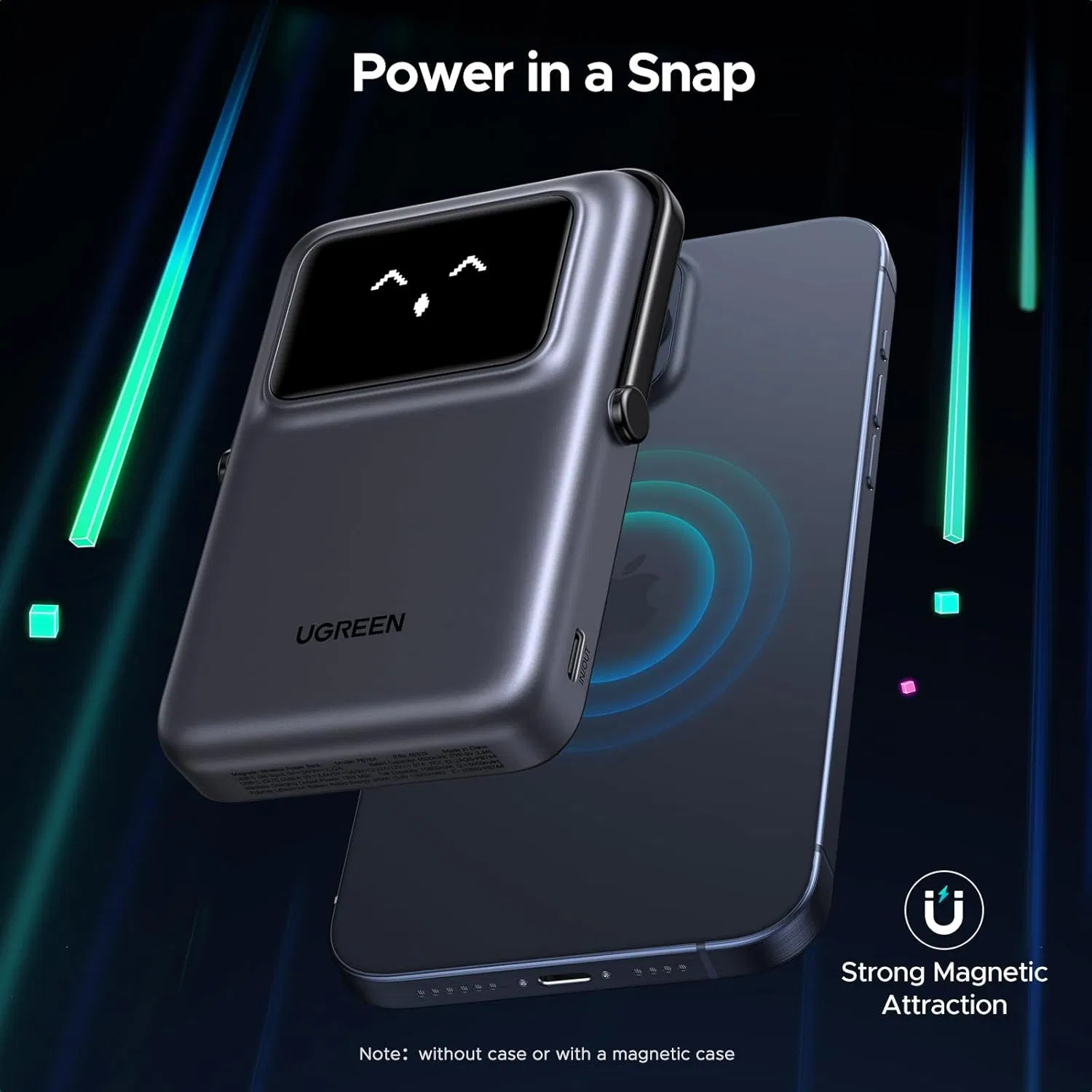 Пауэрбанк 20000 мАч 130W с MagSafe и быстрой зарядкой