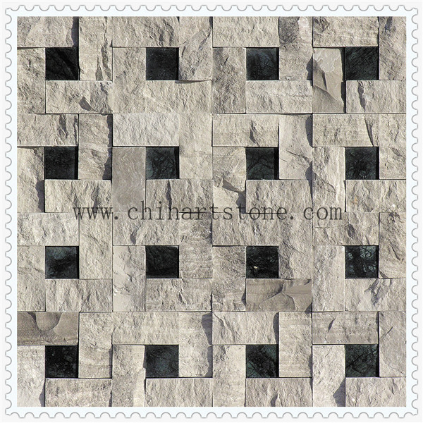 Nature Split 3D Marble Mosaic for Decoration Wall