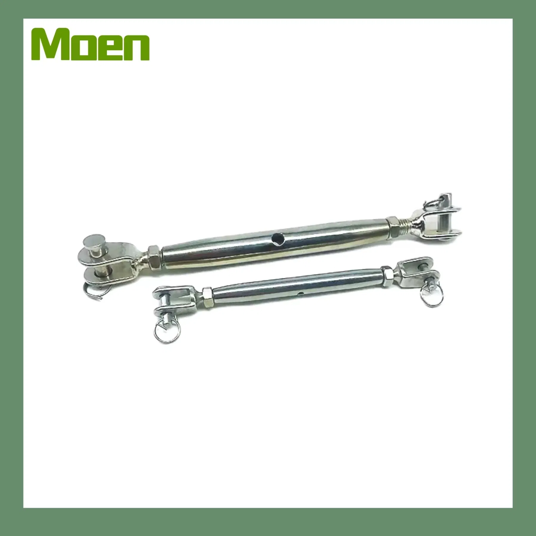 M5-M20 Carton Steel Galvanized Jaw Type Turnbuckles