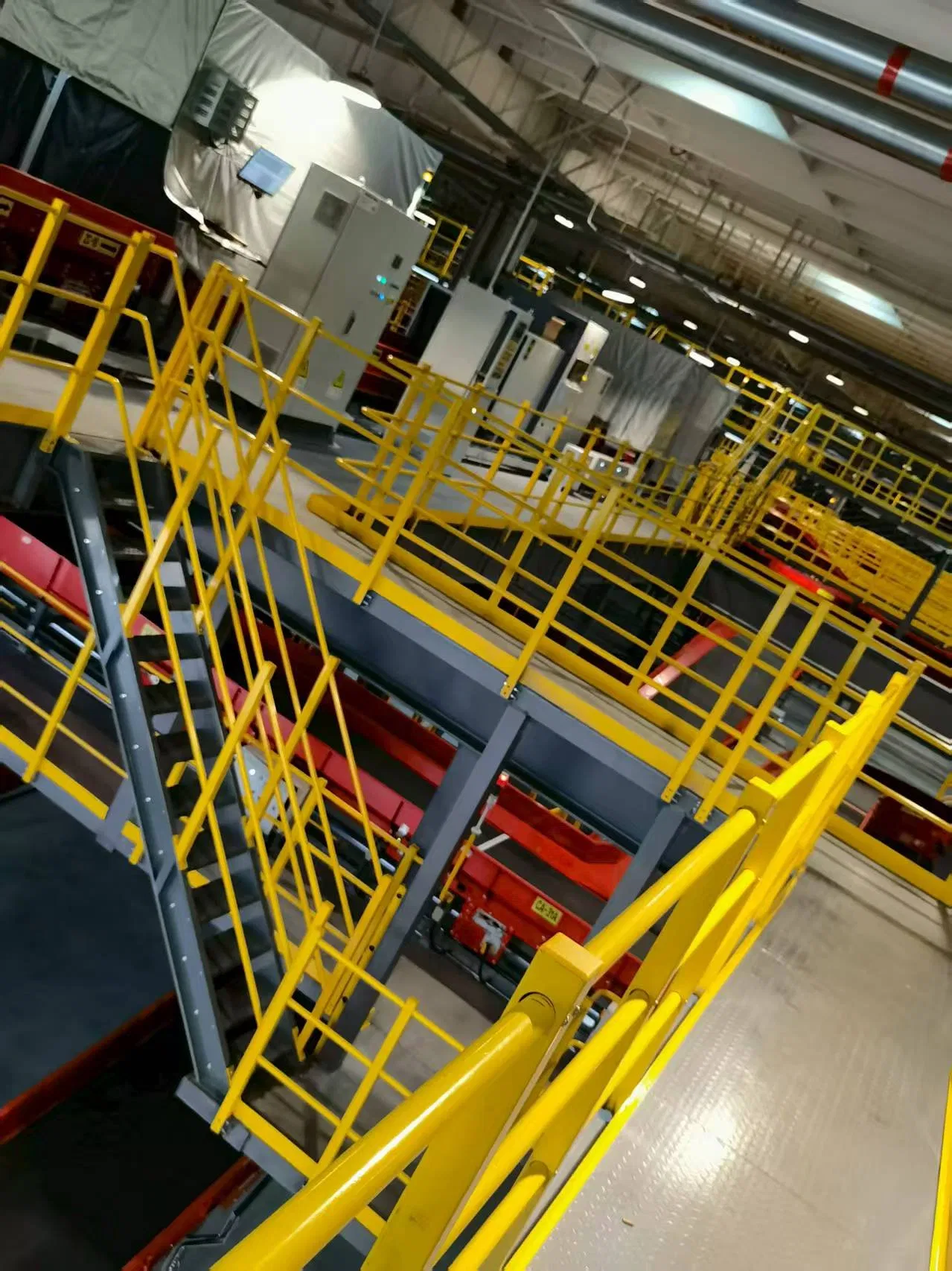 Customized Structural Stability Industrial Steel Stairs for Factory Workshop