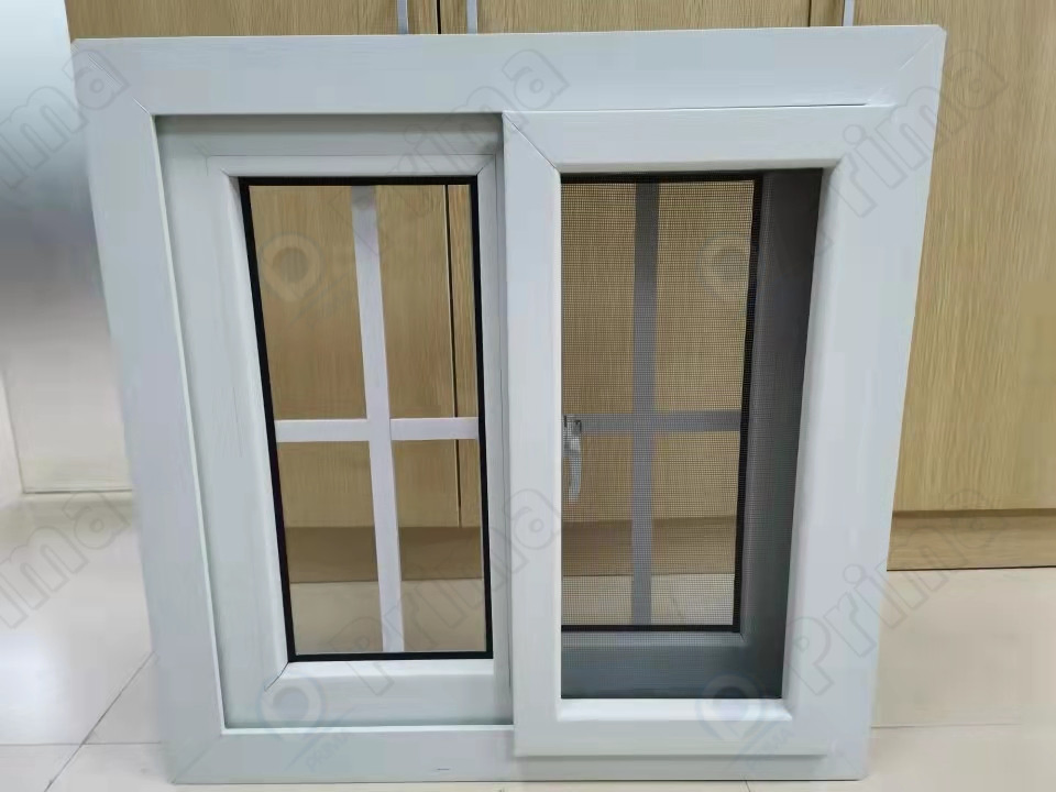 Prima Best Selling Modern Plastic UPVC Sliding Casement Window