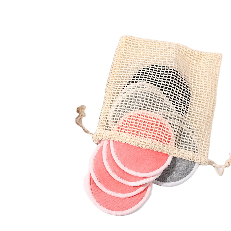Wholesale Facial Make up Smooth Single Customized Shape Cotton Pads