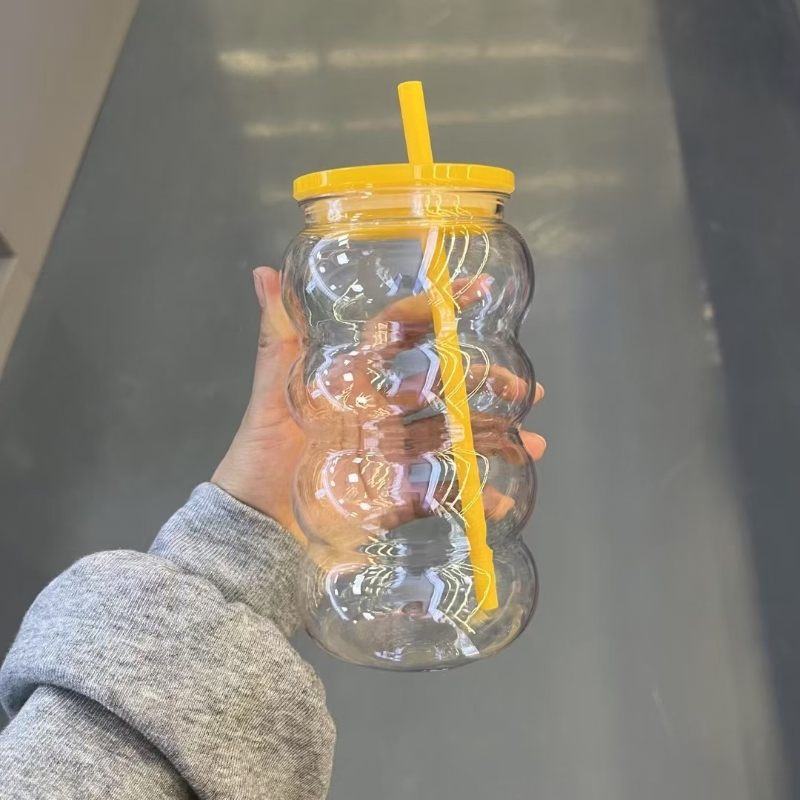 Пластиковый стакан Caterpillar 16oz для кемпинга и ежедневного использования