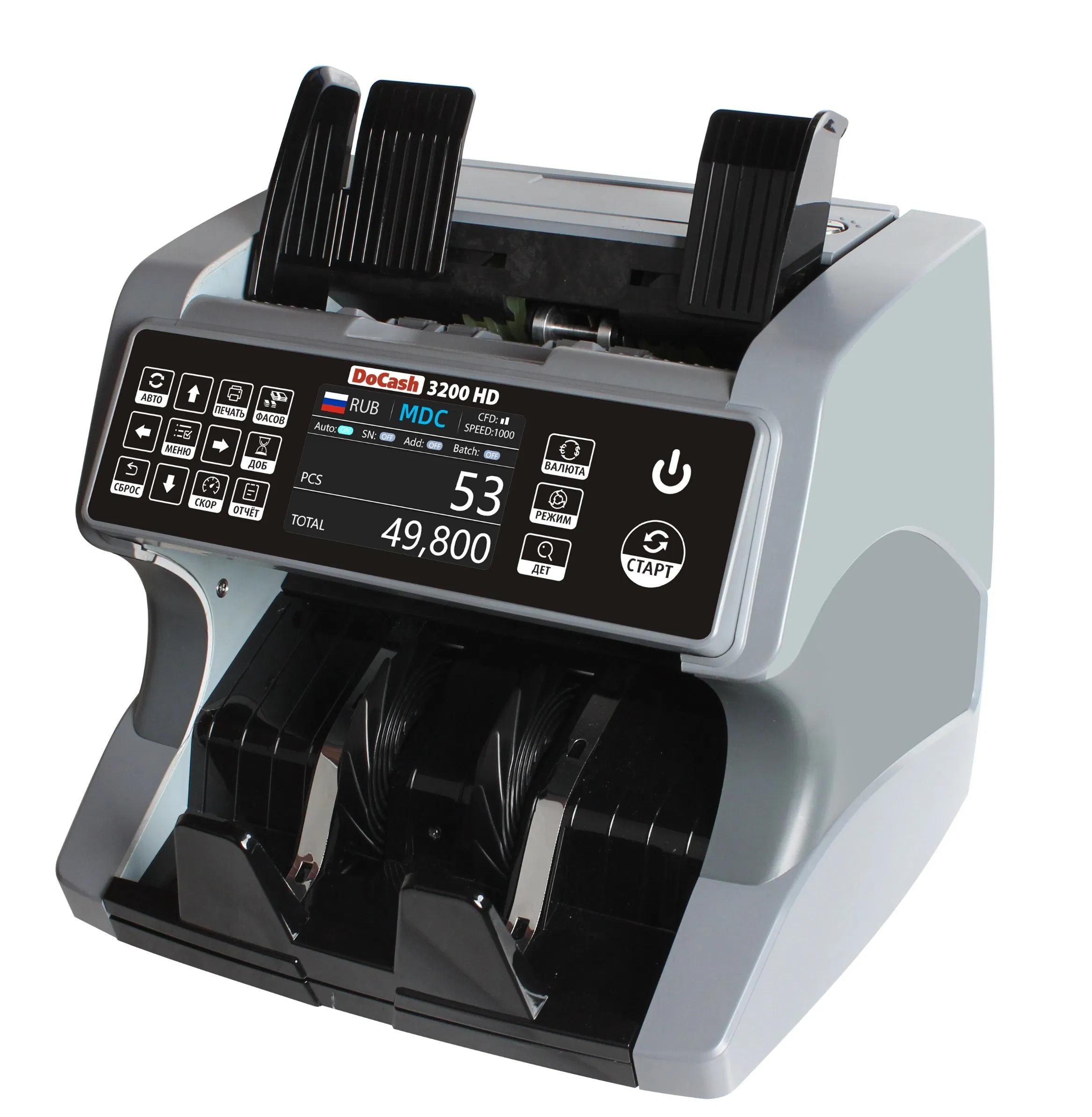 Cashing Counting Machine Financial Equipment Bill Counters Counterfeit Detector Money Counter Banknote Counter Money Counter