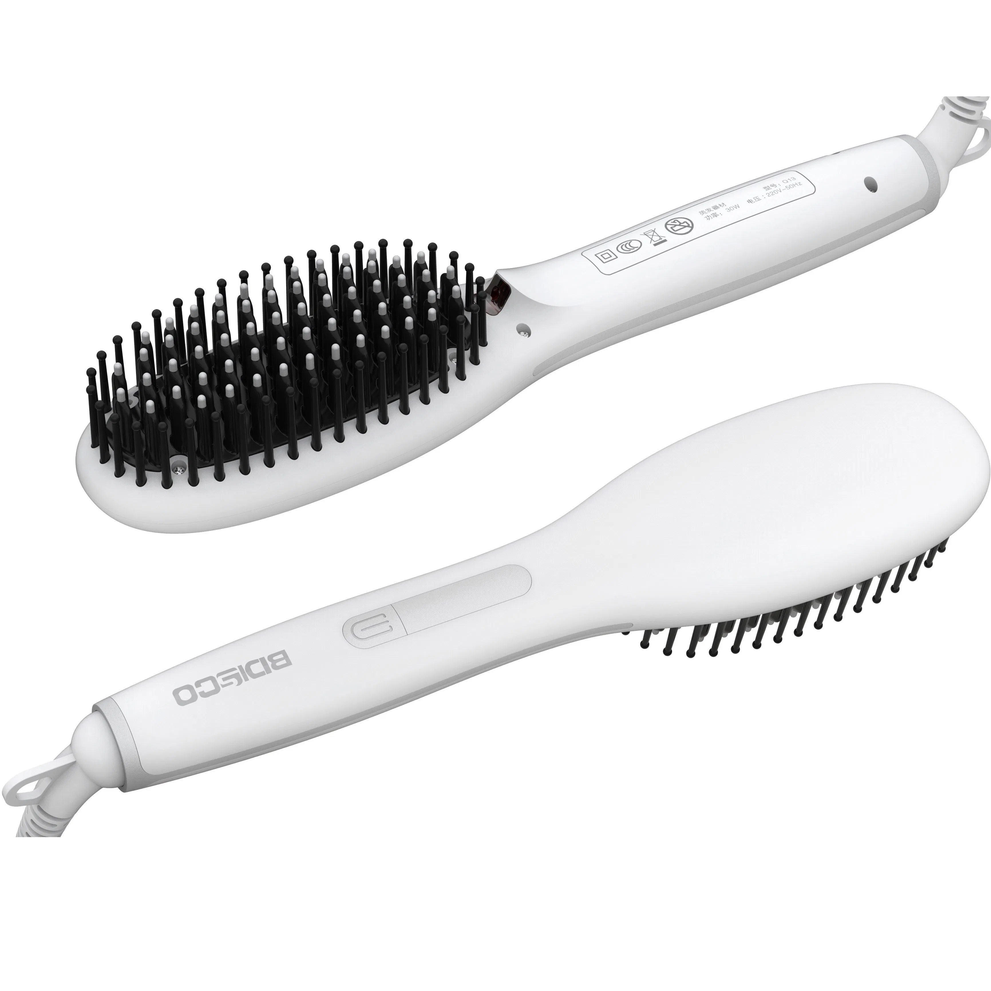 2019 Digital Temperature Control Ionic Electric Hair Brush (Q20)