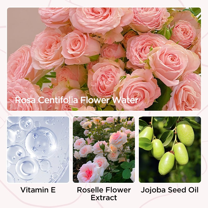 Private Label Beauty Products Skin Care Shrink Pores Rose Moisturizing Face Cream