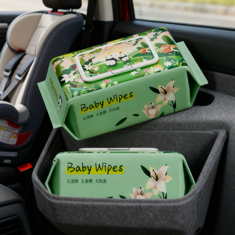 Biodegradable Non-Woven Baby Wet Wipes for Safe Skin Cleaning