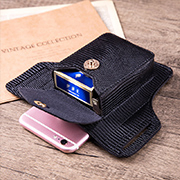 Ea426 Luxury Tobacco Display Sublimation Leather Individual Custom Logo Lighter Cigarette Case