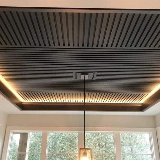 Indoor WPC Ceiling Panel Wood Plastic Composite Cladding