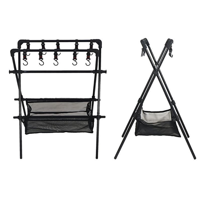 Outdoor Aluminum Alloy Portable Storage Rack Can Be Used in Vehicles for Hiking and Camping Rack