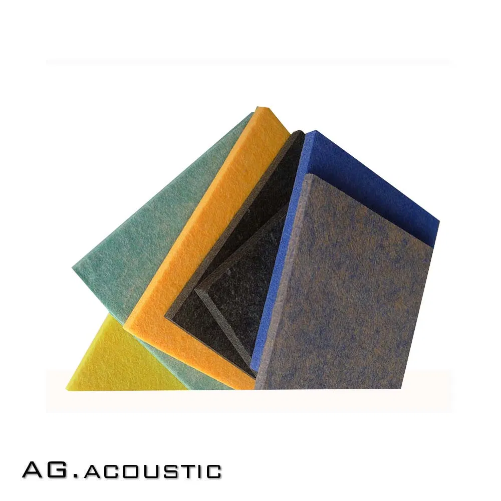 AG. Acoustic Sound Absorbing Material Thickness 24mm Polyester Fibre Pet Acoustic Panel for Auditorium