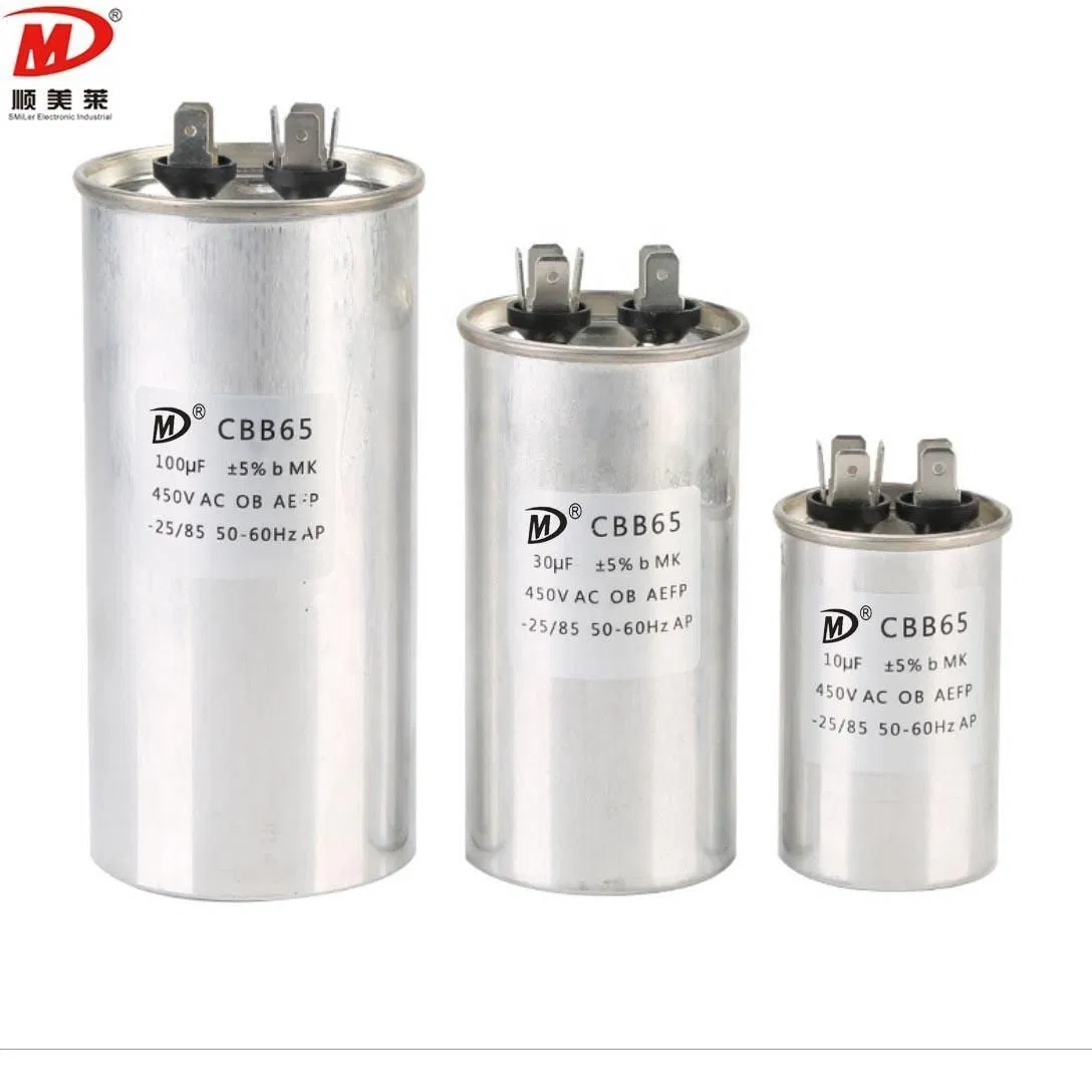 Cbcbb65 450V AC Motor Run Capacitor 30UF 35UF 40UF 45UF 50UF 55UF 60UF 65UF for Air Conditioner
