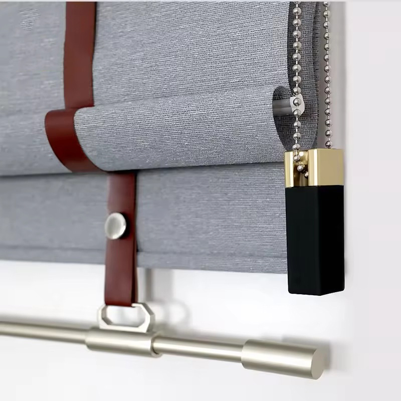 Modern 100% Polyester Cordless System Shade Electric Wireless Automatic Roman Blind