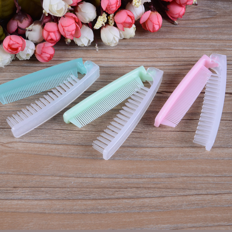 Fold Hair Comb Brush / Travel Hotel Airlines Plastic Comb High Quality Comb for 5 Star Hotel