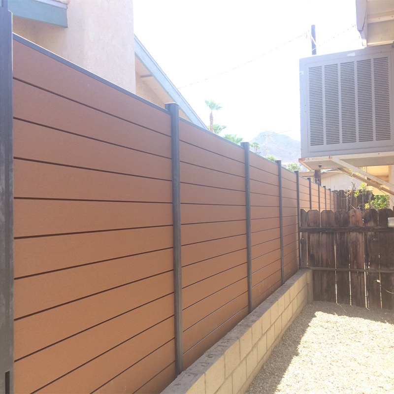 Beautiful Garden Fences Wooden Fence Wood-Plastic Composite Environmental Building Material