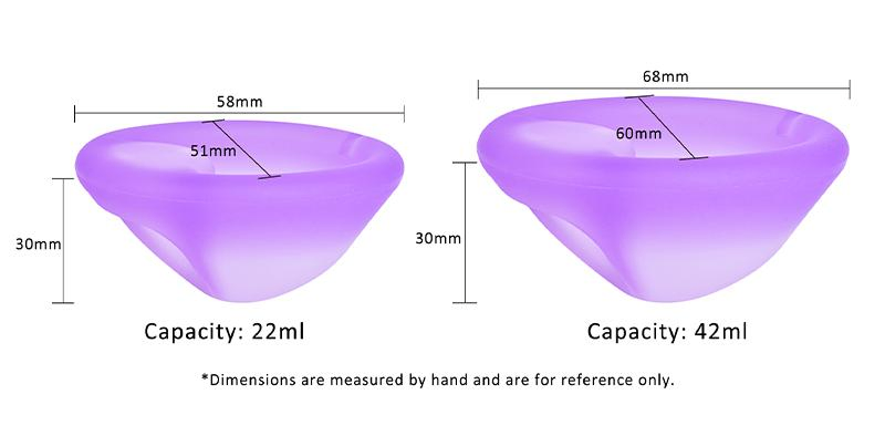 Coletor Menstrual Girls Menstrual Resuable Disc Copa Menstrual Menstrual Cup Medical Silicone Copa Easy to Use Menstrual Disc
