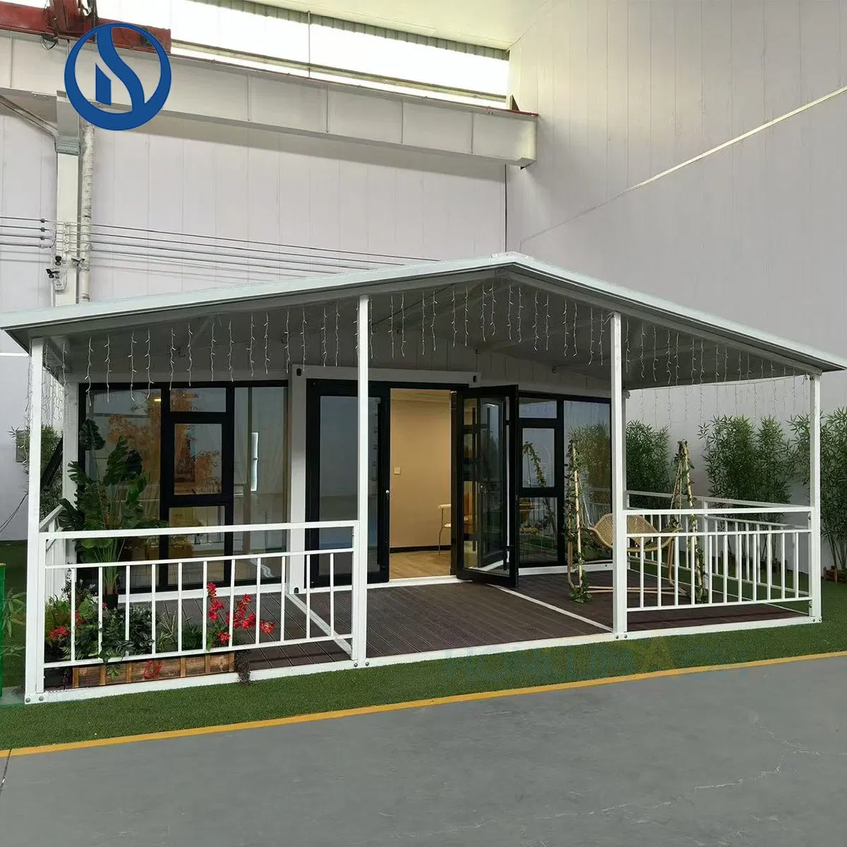 Honlu Folding House Expandable Modular Home 20FT 40FT Prefab House Expandable Container House Home Office