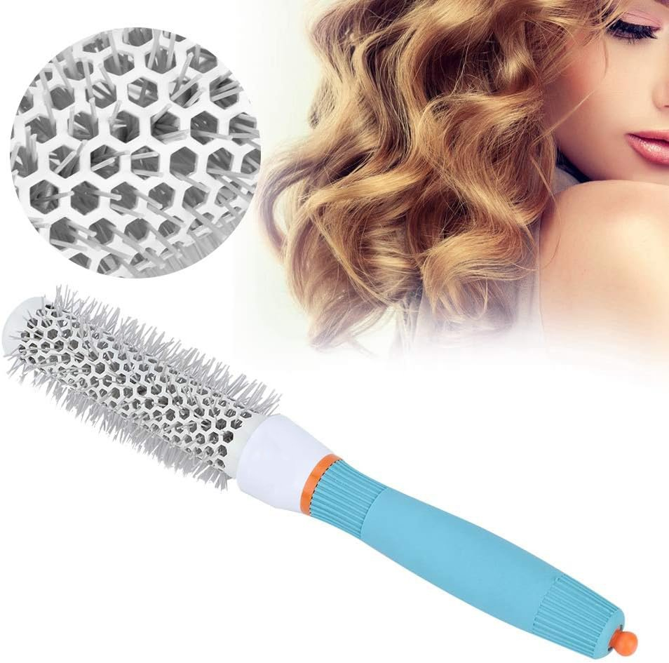 Round Barrel Hair Brush Heat Styling and Salon Antistatic Bristle for Blow Drying Thermal Detangling Brush