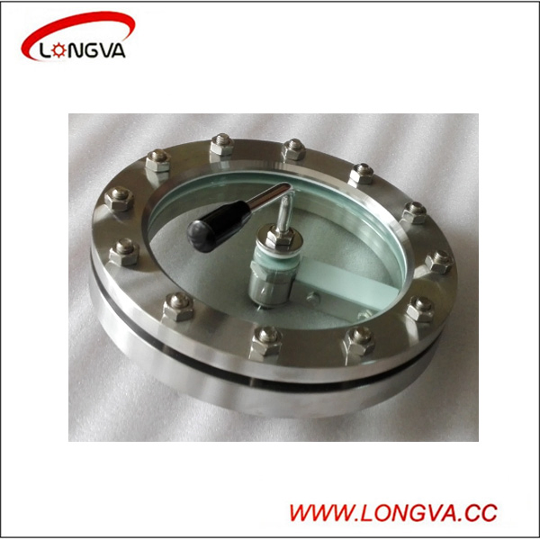 Sanitary Stainless Steel Flange Sight Glass with Brush