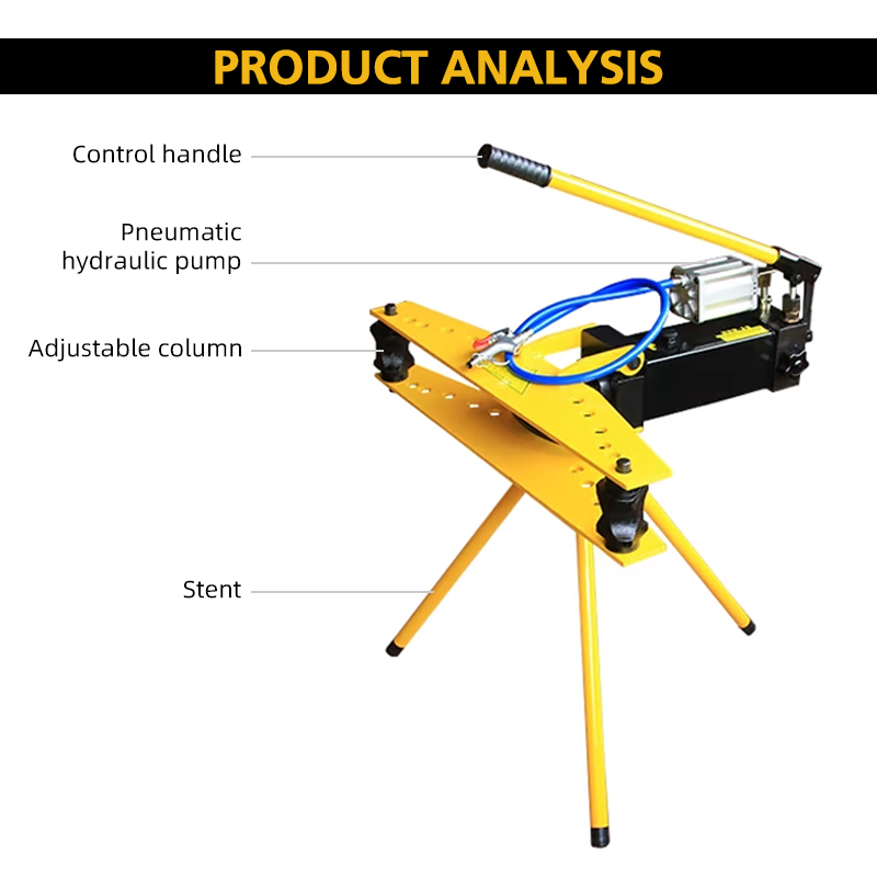 Пневмогидравлический трубогиб HHW-2Q/3Q/4Q