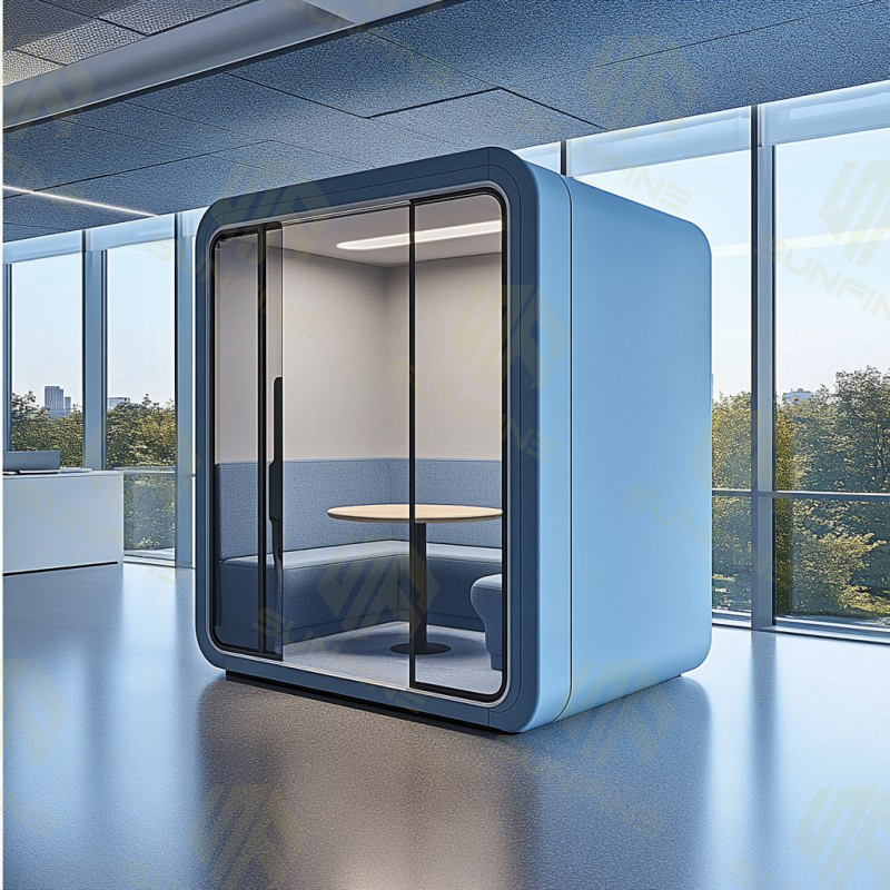 Wholesale Acoustic Soundproof Booth Phone Call Office Furniture Meeting Pods Enclosed Office Phone Booth
