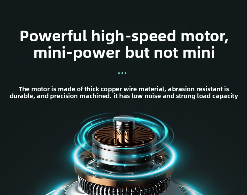 Starry Sky Gray Metal Body, Quiet 7 000 Rpm, Skin-Safe Glide