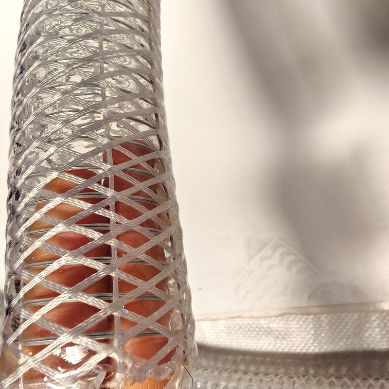 Anti Static Spiral Steel Wire PVC Reinfoced Fiber Suction Thunder Spring Hose