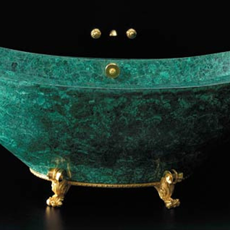 Customizable Luxury Natural Purple Gem Agate Stone Bathroom Bathtub