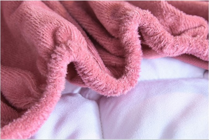 Winter Warm Fleece Custom Soft Breathable Bedding Sheets Cover Velvet Home Fitted Sheet